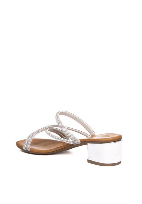 Silver 406 sandal VINCENT VEGA | PS406LAM-SILVER